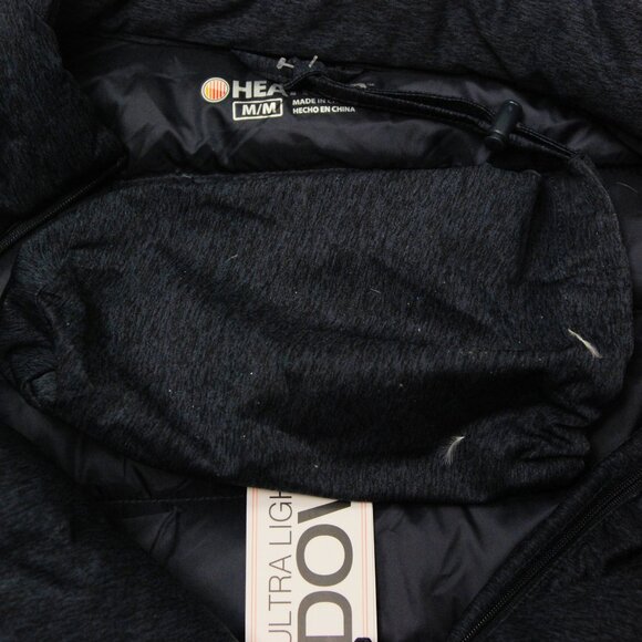 NWT HeatKeep Women's Full Zip Packable Down Puffer Vest, Dark Blue, M - Picture 6 of 7